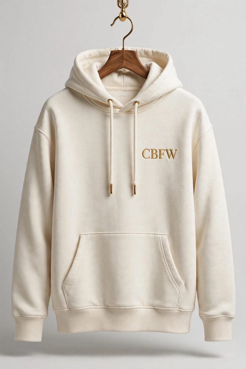 CBFW Ivory Gold Hoodie