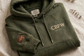 CBFW Olive Serif Hoodie