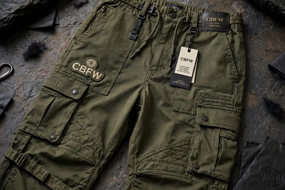 CBFW Olive Heavyweight Cargos