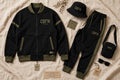 CBFW Tracksuit Set — Black/Olive
