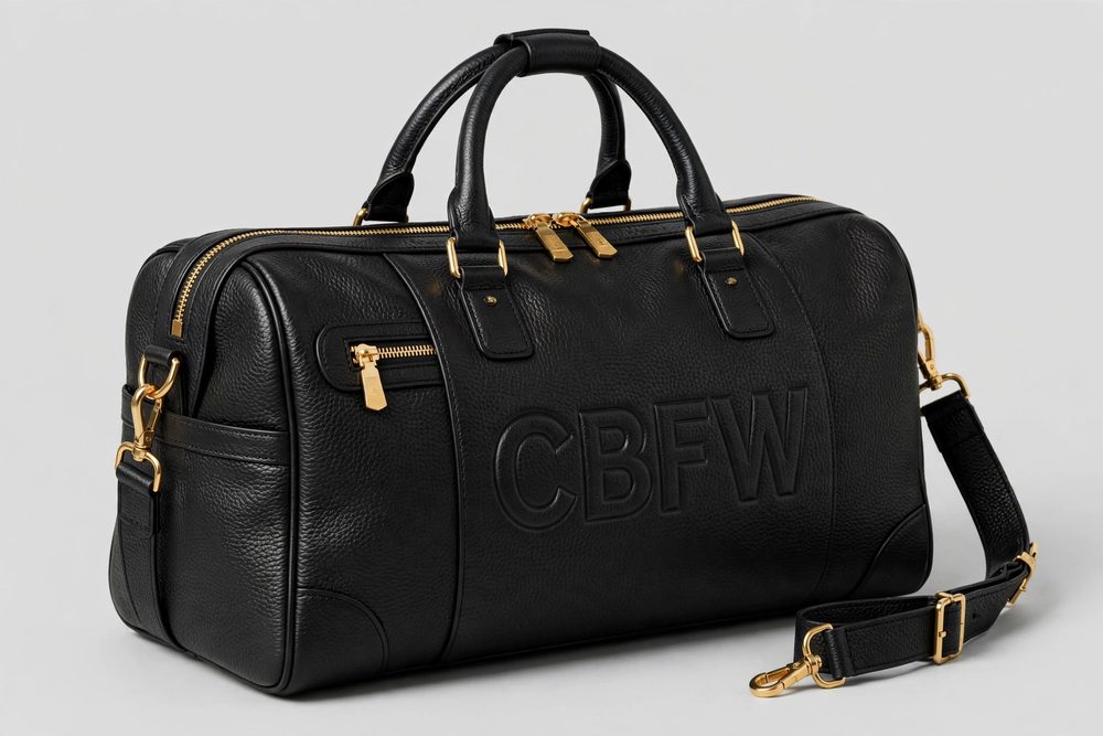 CBFW Leather Duffle Bag